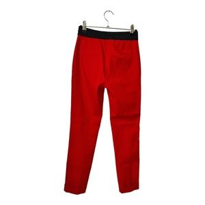 ZARA | Red-Mid Rise Skinny Pants | Size: XS